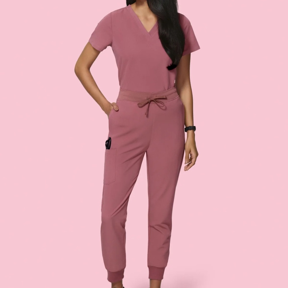 Women's Mauve Jogger Scrub Pants - Brand